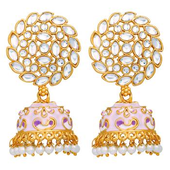 White pearl earrings 1