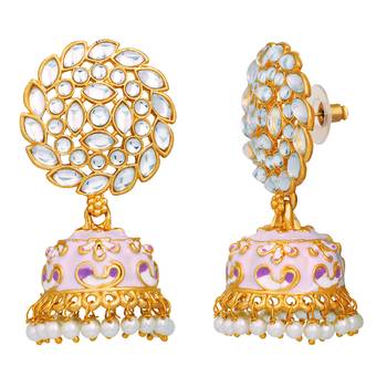 White pearl earrings 3
