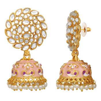 White pearl earrings 3