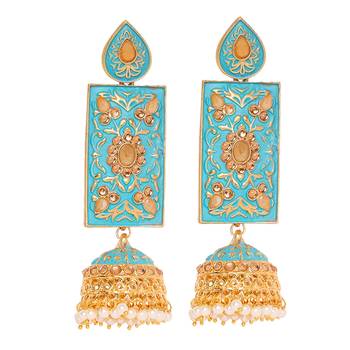 Red pearl earrings 1