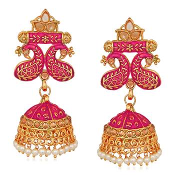 White pearl earrings 1