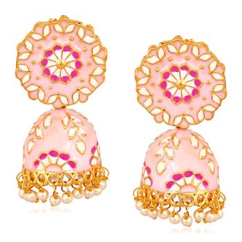 White pearl earrings 1