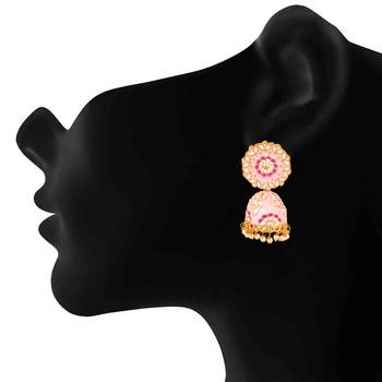 White pearl earrings 2
