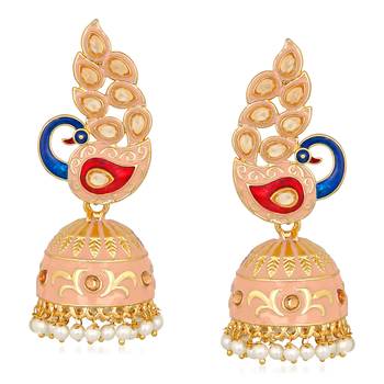 White pearl earrings 1