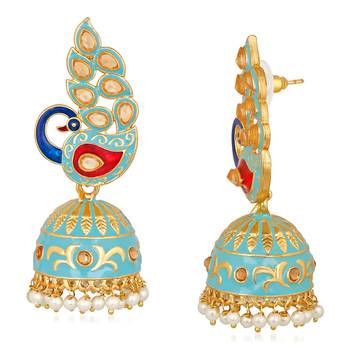 White pearl earrings 3