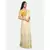 Golden hand woven linen saree with blouse