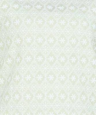 Light Green Chikankari Embroidered poly-Cotton Staright Kurti 5