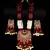 Red necklace-sets