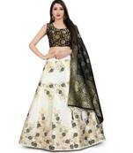 Black Jecard Lengha Anrakali With Blouse