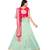 Pink Jecard Lengha Anrakali With Blouse