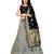 Black Jecard Lengha Anrakali With Blouse