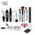 Color Diva Eye & Face Stylish Combo-Eyeliner, Kajal, Mascara, EyeShadow, EyeLashes, Clipper, Blender & Set of 5 Brush