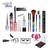 Color Diva Eye & Face Stylish Combo-Eyeliner, Kajal, Mascara, EyeShadow, EyeLashes, Clipper, Blender & Set of 5 Brush