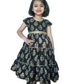 Black 100%, pure cotton Maxi,Dress Gown by Anitabalia_label.Purse free