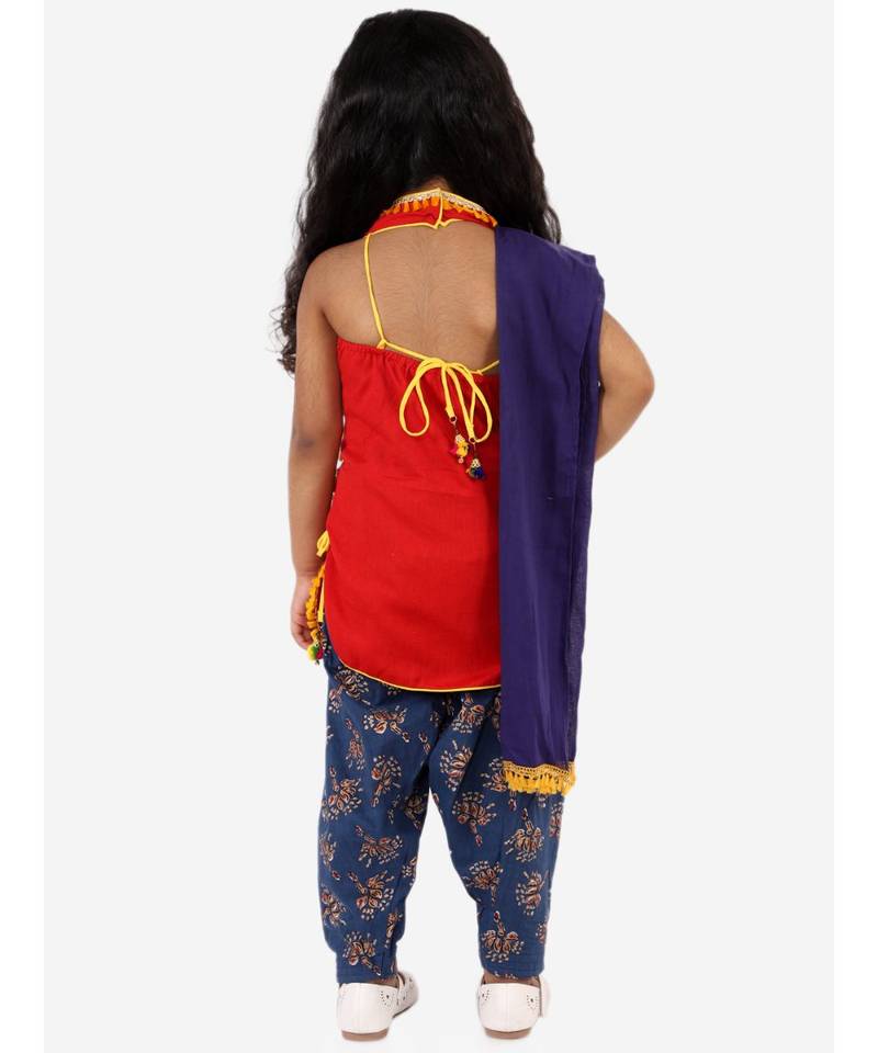 Sia halter neck kurti salwar