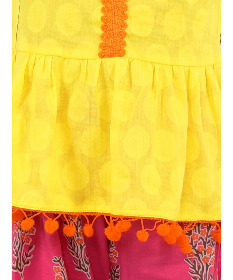 Sargam Peplum Top with sharara