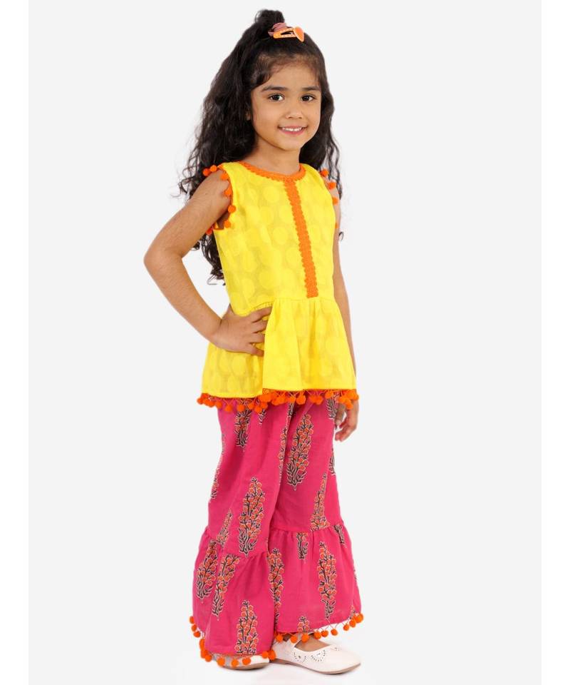 Sargam Peplum Top with sharara