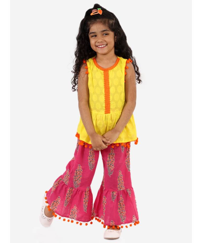 Sargam Peplum Top with sharara