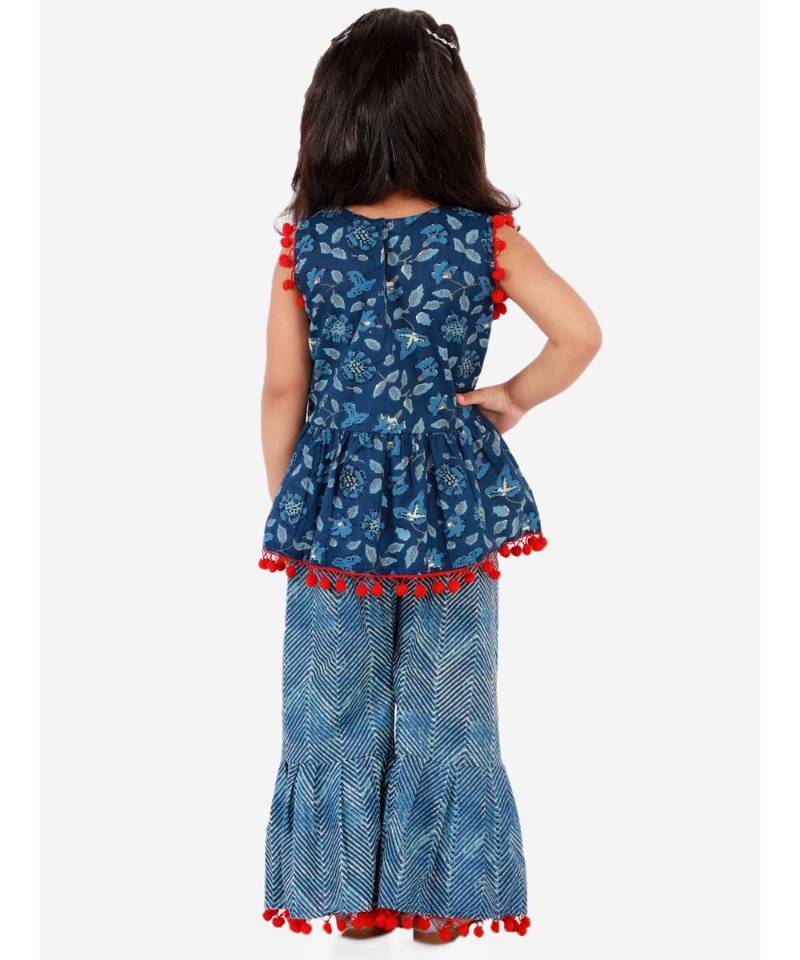 Sargam Peplum Top with sharara