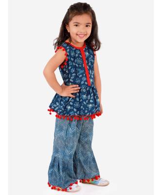 Sargam Peplum Top with sharara 4