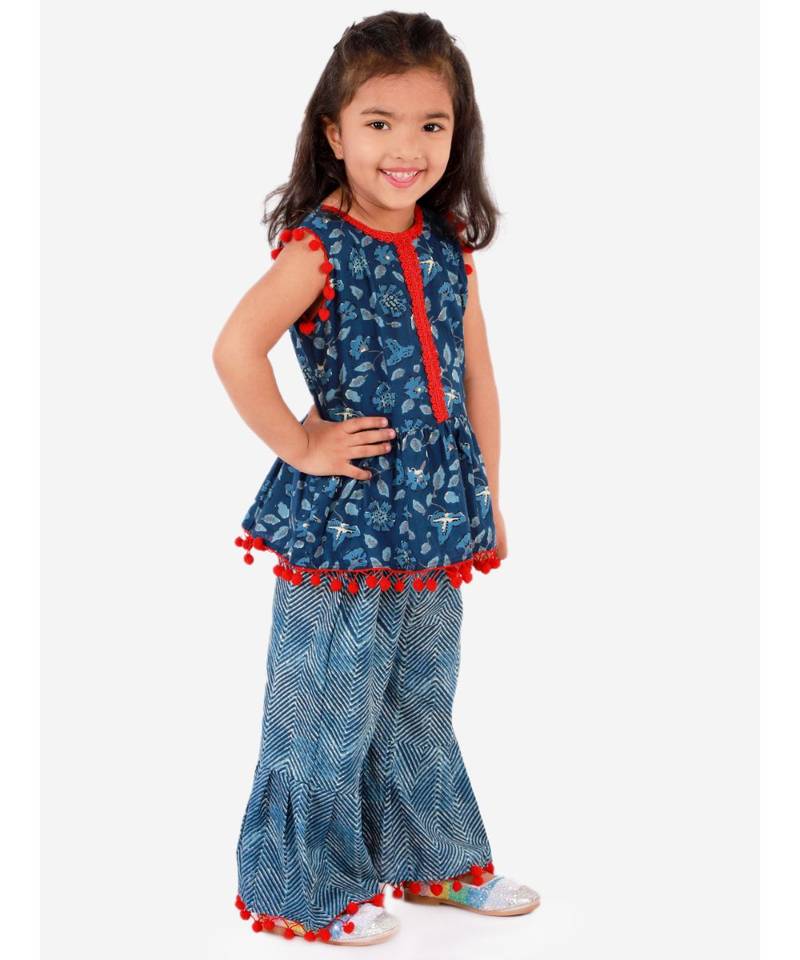 Sargam Peplum Top with sharara