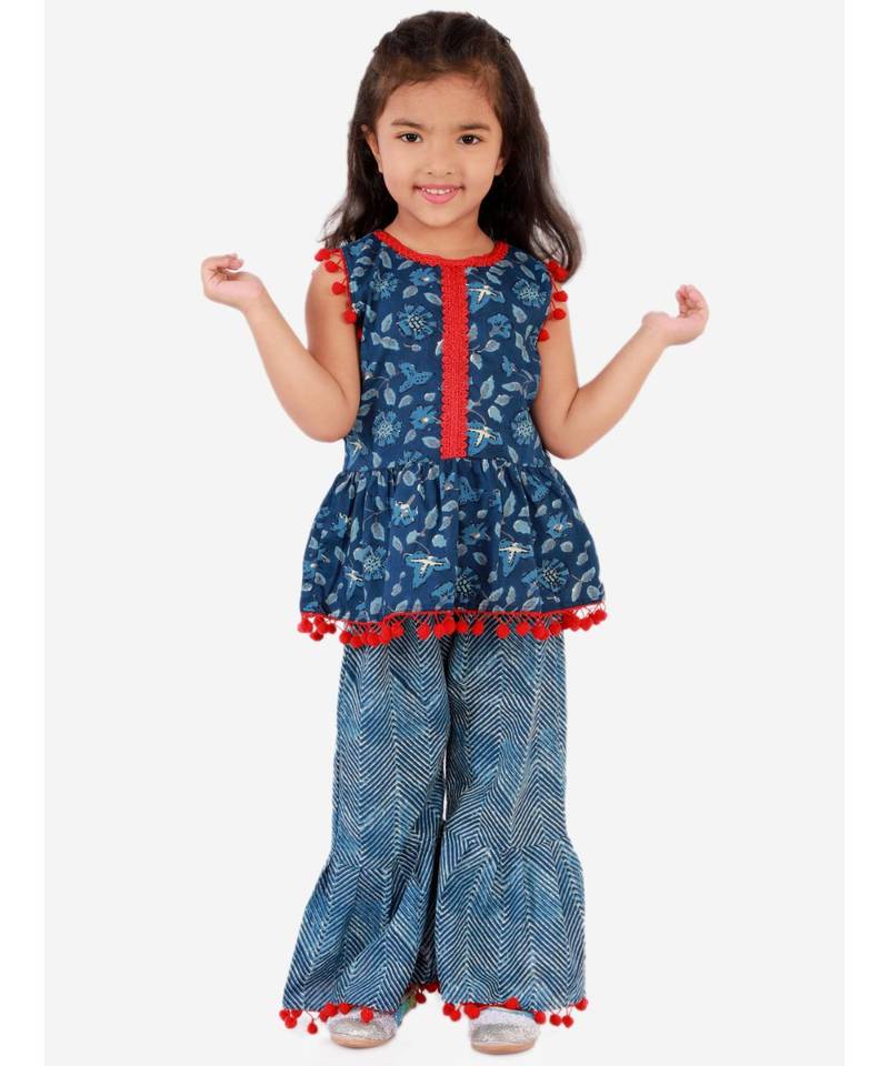 Sargam Peplum Top with sharara