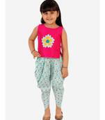 Amaira Top Dhoti Set