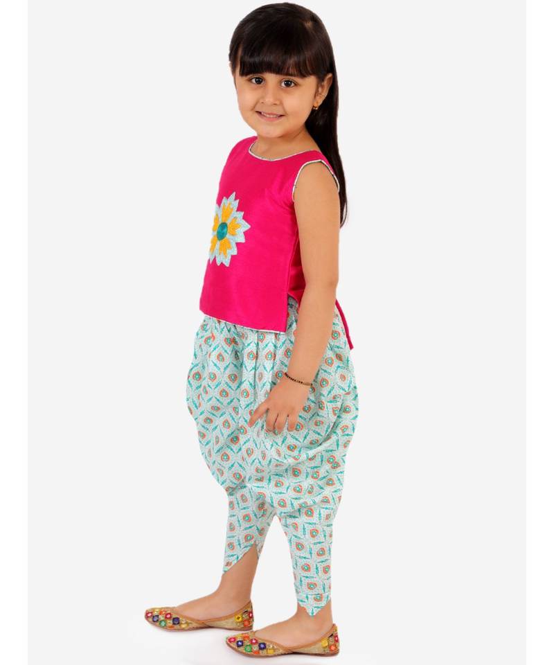 Amaira Top Dhoti Set