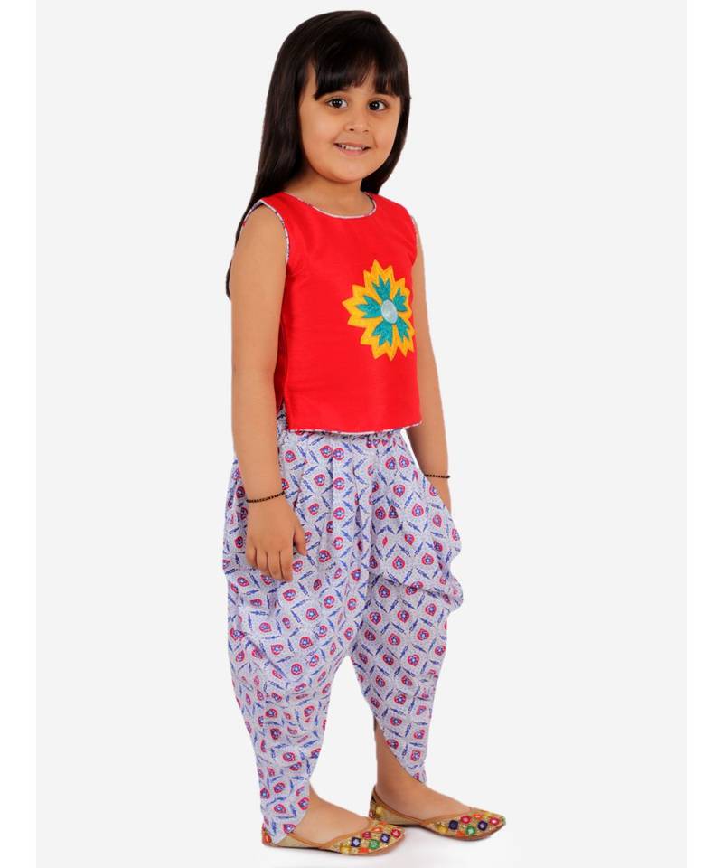 Amaira Top Dhoti Set