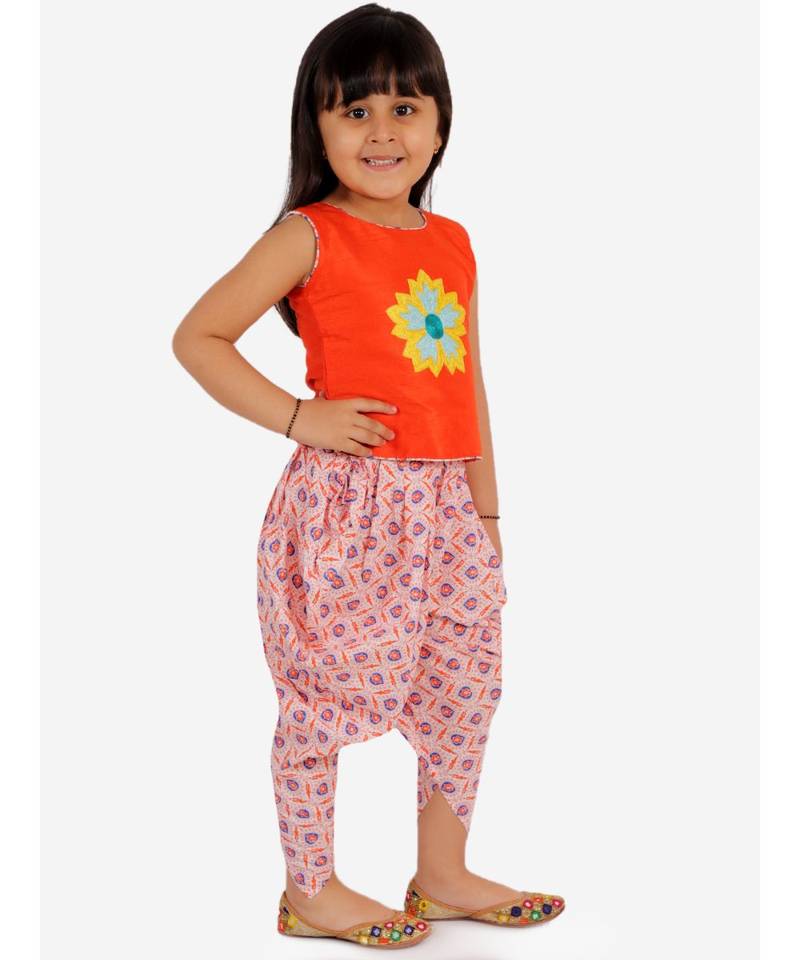 Amaira Top Dhoti Set