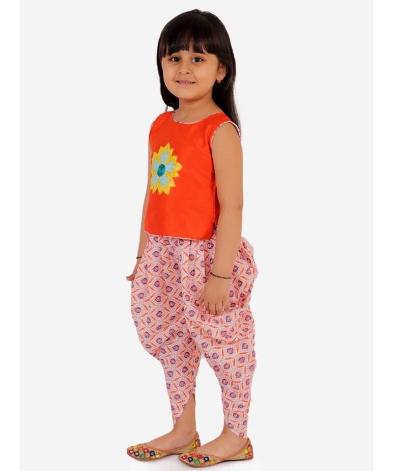 Amaira Top Dhoti Set