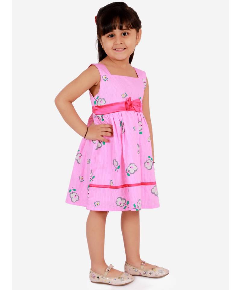 Floral Bow Party Dress