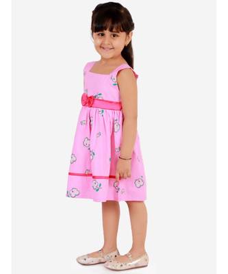 Floral Bow Party Dress 5