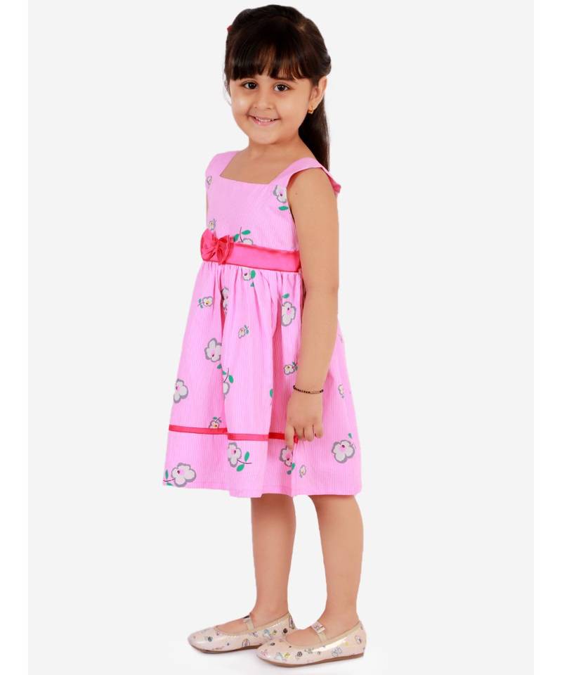 Floral Bow Party Dress