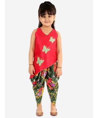Titli Cross Cut Kurti Dhoti 1