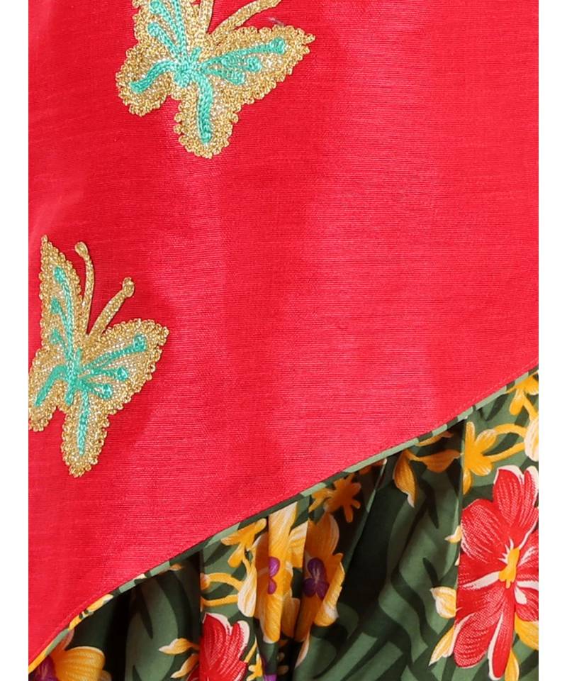 Titli Cross Cut Kurti Dhoti