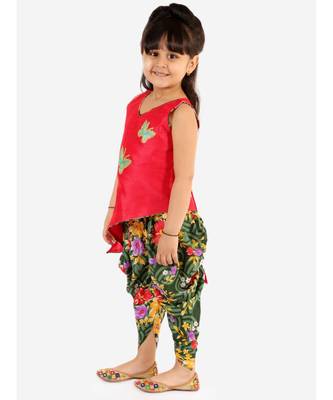 Titli Cross Cut Kurti Dhoti 4