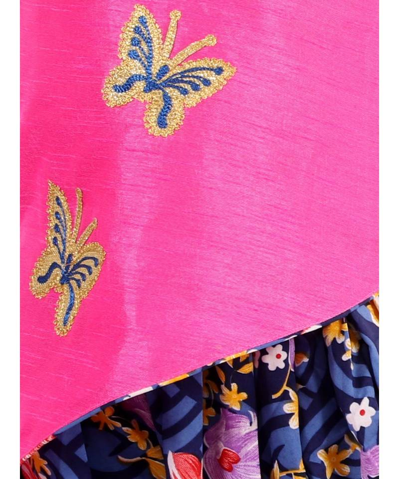 Titli Cross Cut Kurti Dhoti