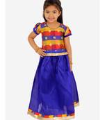 Gold Weave Jacquard Pavda Pattu LEHENGA 