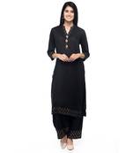 RUH Black  Kurta Palazo set