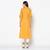 Women Yellow Embroidered Straight Kurta