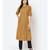 Mustard Pure Cotton A Line Kurta