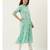 Green Cotton Flavido Women's Kurta
