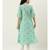 Green Cotton Flavido Women's Kurta