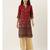 Maroon Viscose Rayon Flavido Women's Kurta