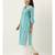 Blue Cotton Flavido Women's Kurta