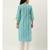 Blue Cotton Flavido Women's Kurta
