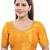 Women's Mustard Art Silk Readymade Saree Blouse