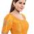 Women's Mustard Art Silk Readymade Saree Blouse