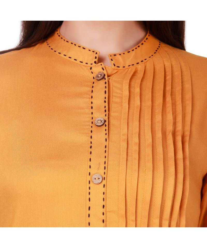 MUSTARD RAYON kurti